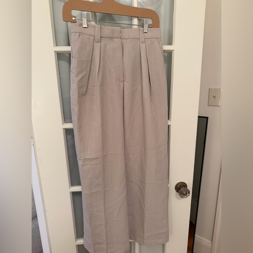 NEW Abercrombie & Fitch Curve Love Tailored Wide Leg Pants